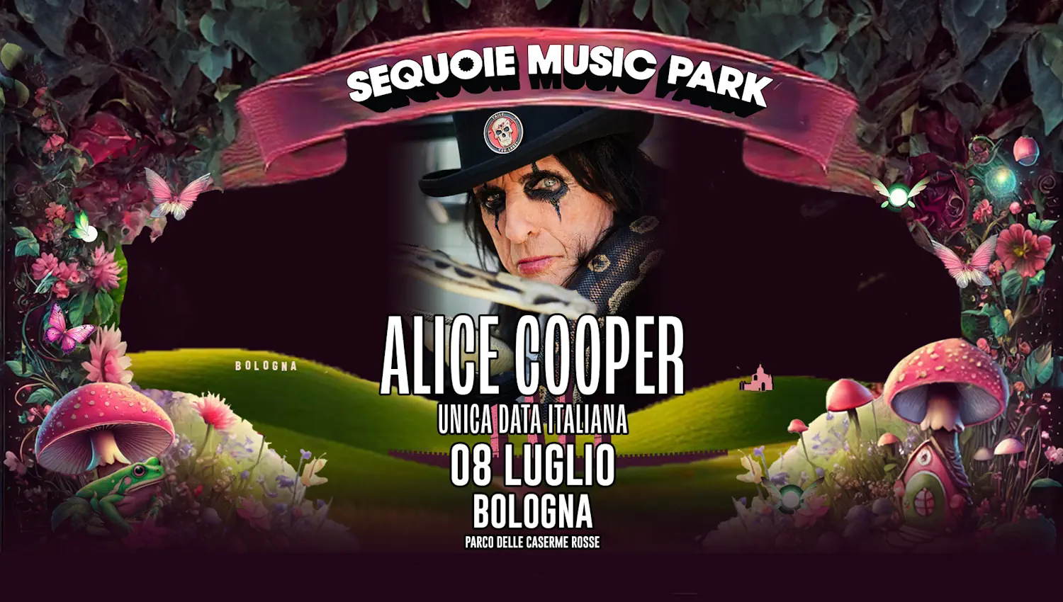 Alice Cooper in concerto a Bologna al Sequoie Music Park 2025
