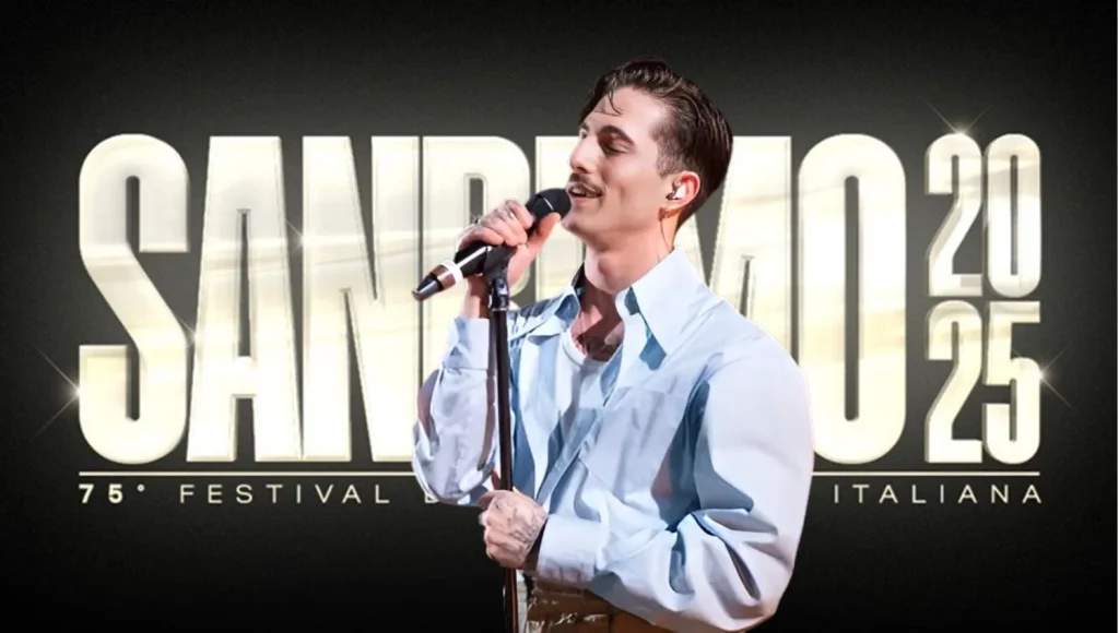 Damiano David super ospite della seconda serata del Festival di Sanremo 2025 - Frontman Maneskin