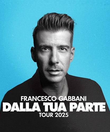 Francesco Gabbani dalla tua parte tour 2025