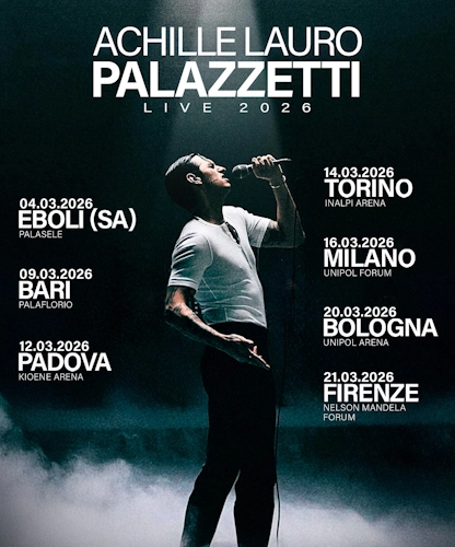 Achille Lauro Tour Palazzetti Live 2026