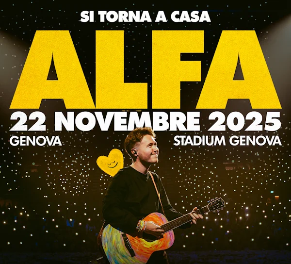Alfa in concerto a Genova - 22 novembre 2025