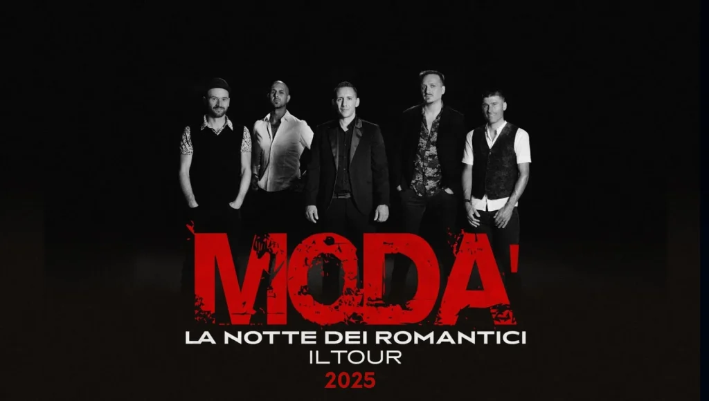 Concerti Modà 2025: Date, Tour La Notte dei Romantici e Biglietti