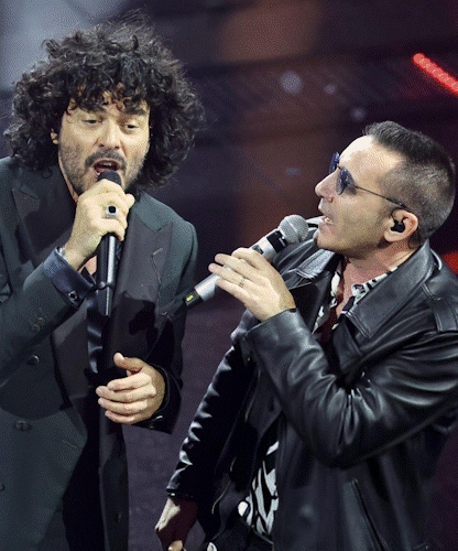 Kekko dei Modà e Francesco Renga serata cover Festival di Sanremo 2025