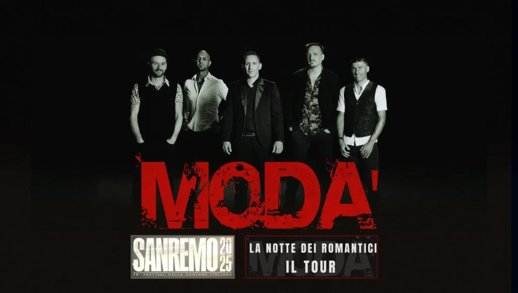 Modà: emozioni a Sanremo 2025 e nuove date per La Notte dei Romantici – Il Tour