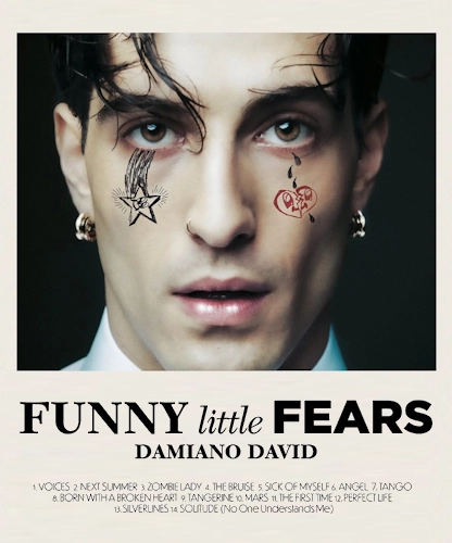 Damiano David - cover album Funny little Fears - 2025