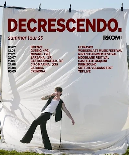 Rkomi Decrescendo Summer Tour 2025