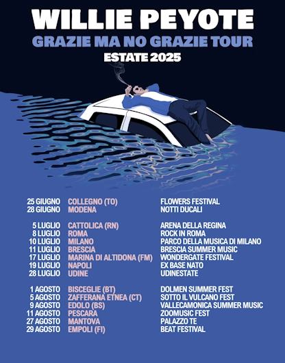 Willie Peyote - GRAZIE MA NO GRAZIE TOUR- ESTATE 2025