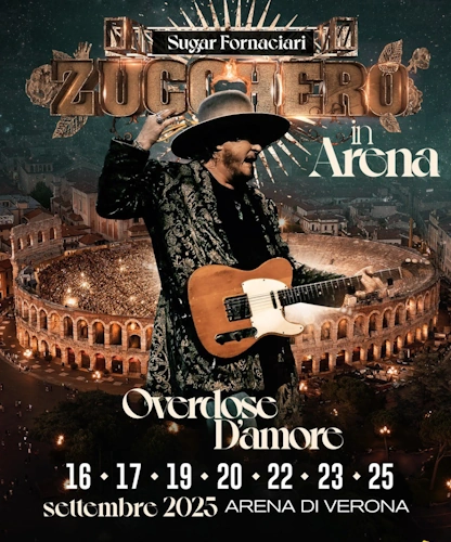 Zucchero Fornaciari Arena di Verona 2025 - Le date