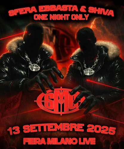 Sfera Ebbasta e Shiva SMG One Night Only - Milano 2025