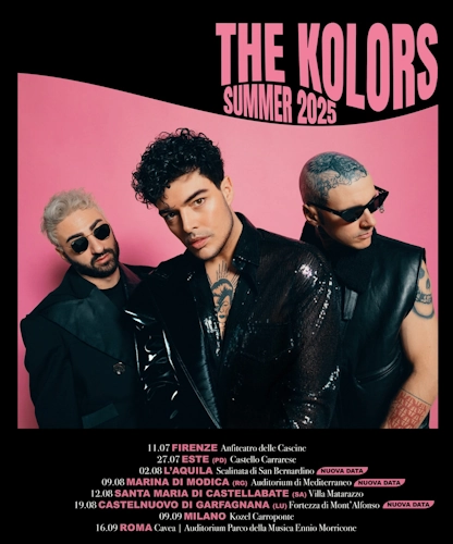 The Kolors - annunciate nuove date per il Summer Tour 2025