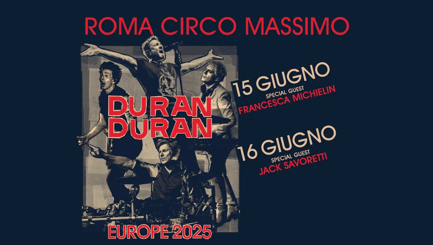 Duran Duran in concerto al Circo Massimo: annunciati gli ospiti speciali per Roma 2025