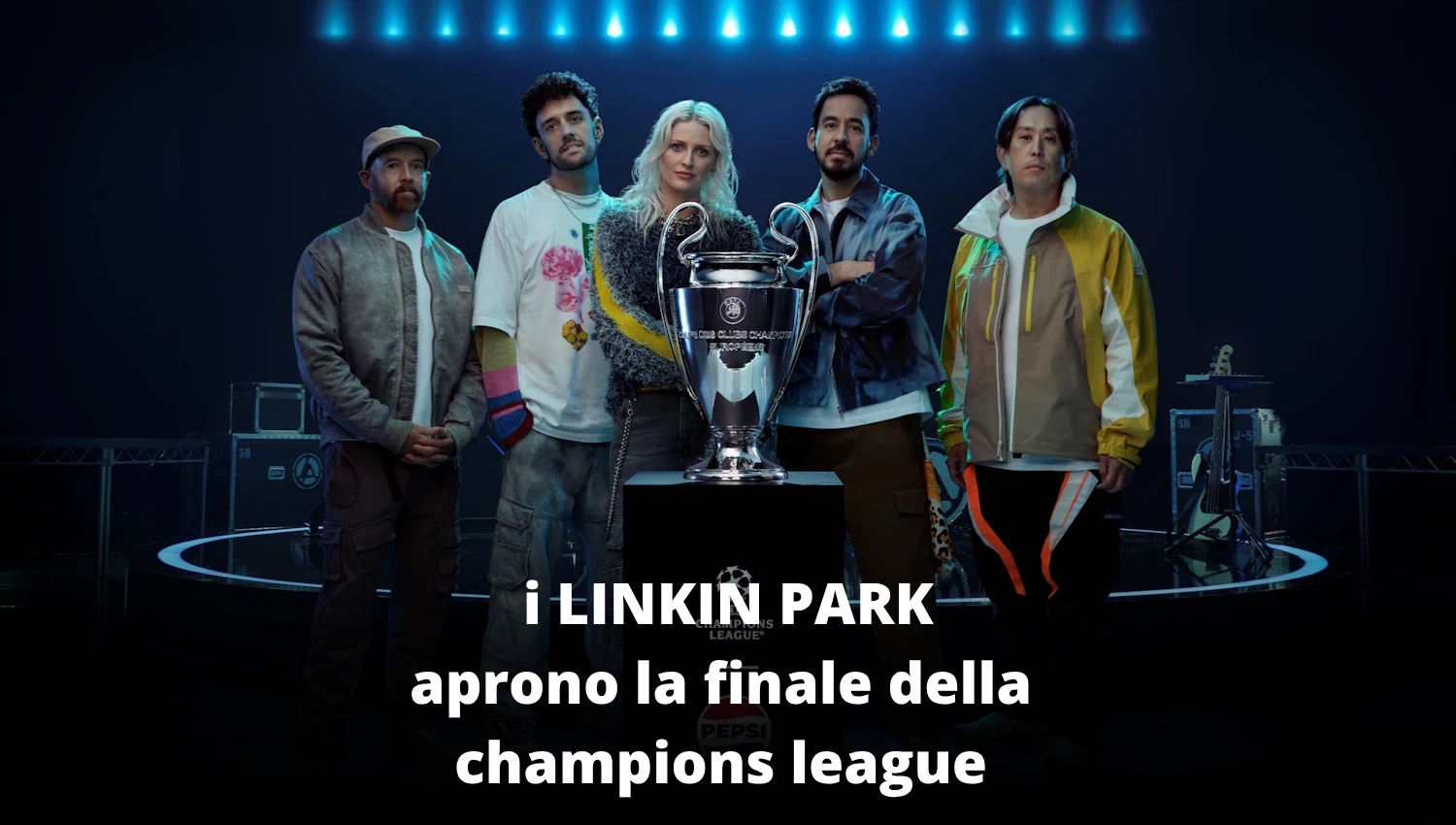LINKIN PARK aprono la finale uefa champions league