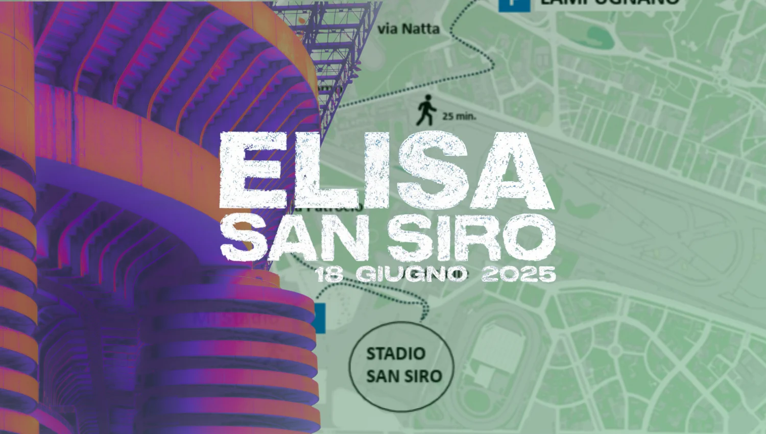 Elisa in concerto a Milano - Come raggiungere lo Stadio SanSiro - 18 giugno 2025