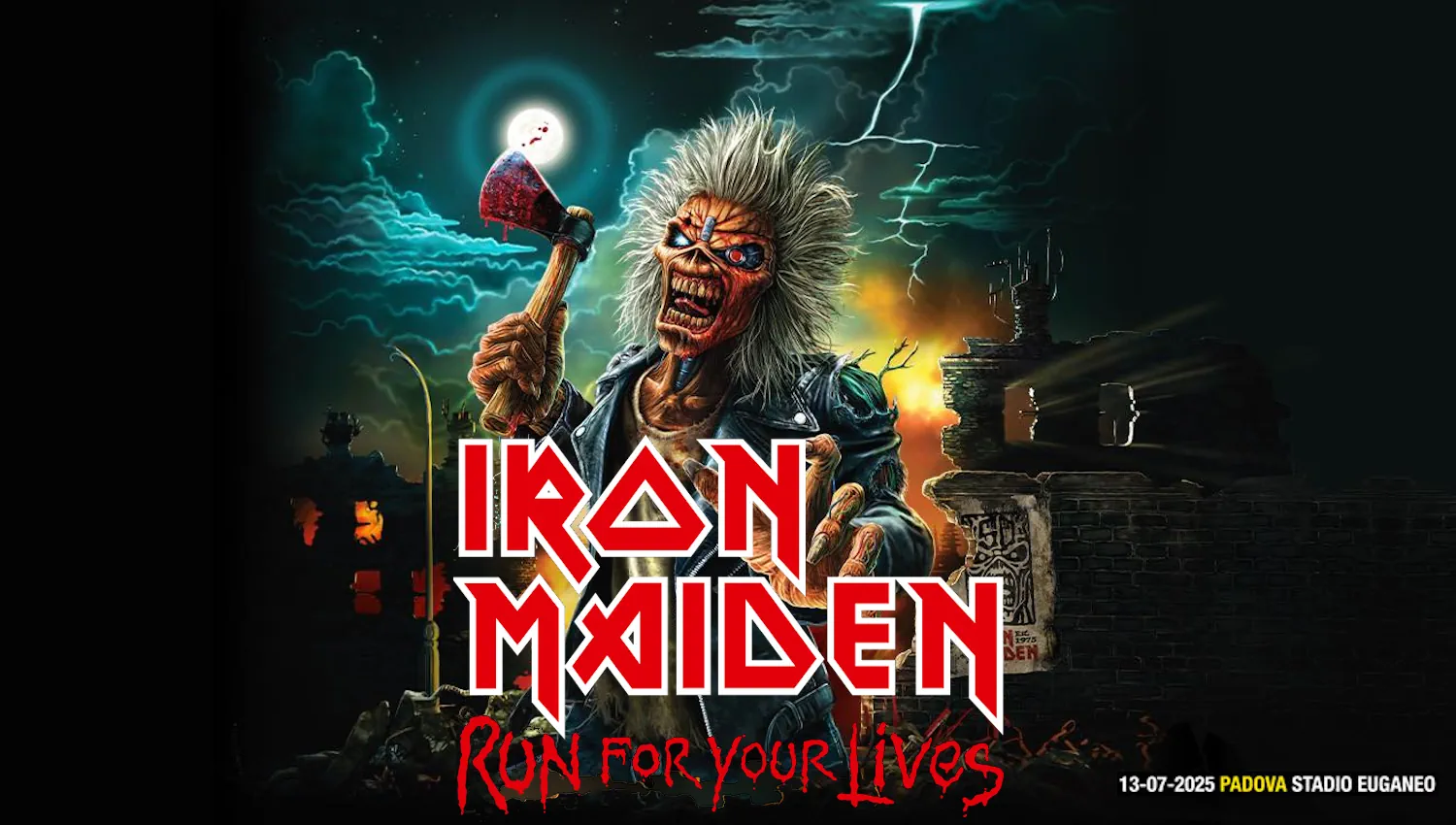 Iron Maiden in concerto a Padova il 13 luglio 2025: concerto unico in Italia