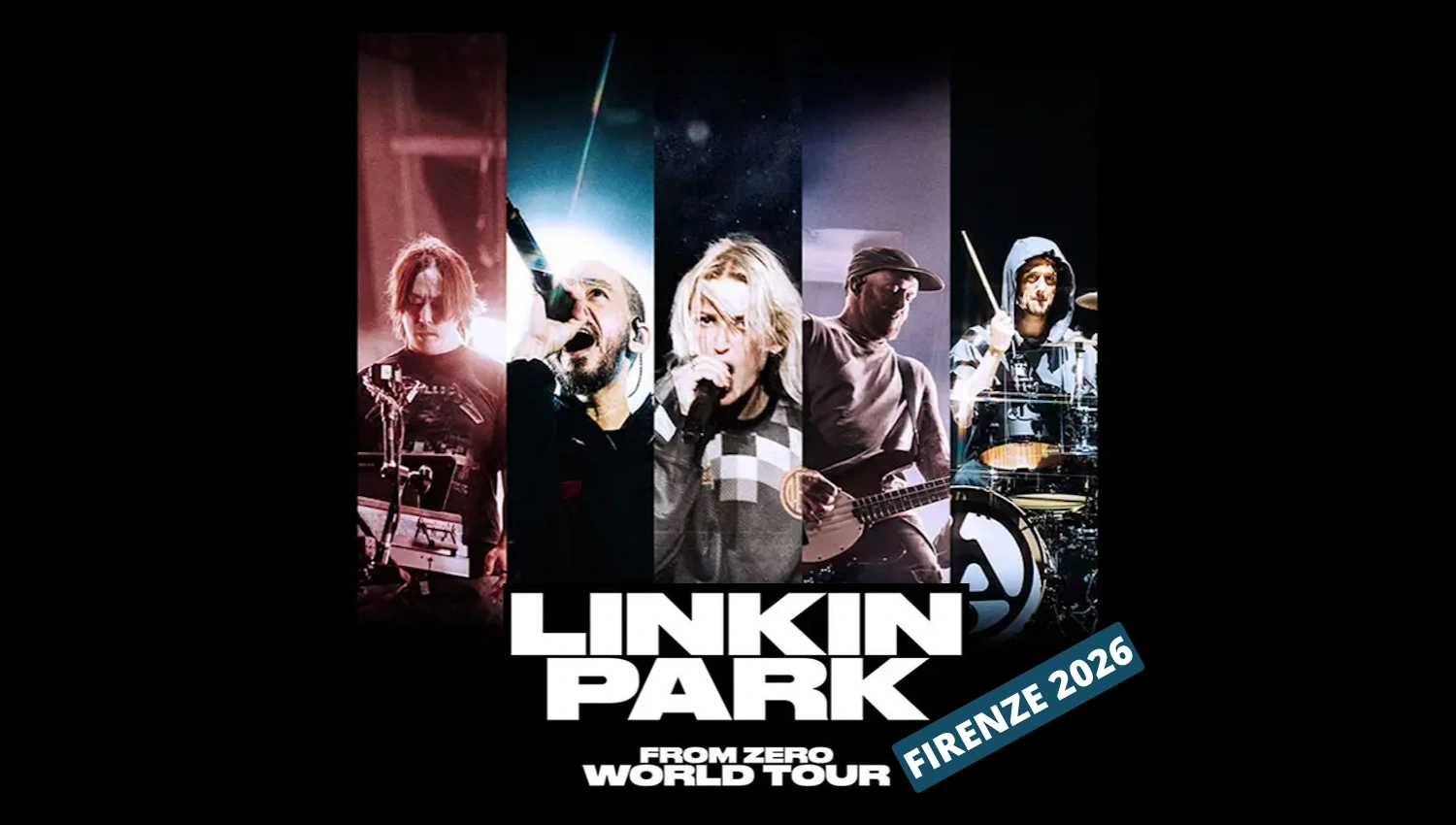 Linkin Park in concerto a Firenze - From Zero World Tour 2026