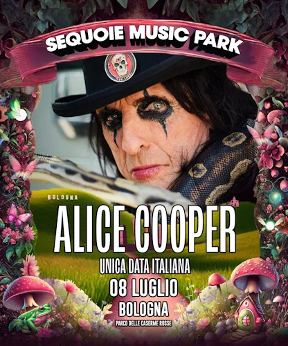 Alice Cooper live a Bologna - il rock arriva al Sequoie Music Park 2025