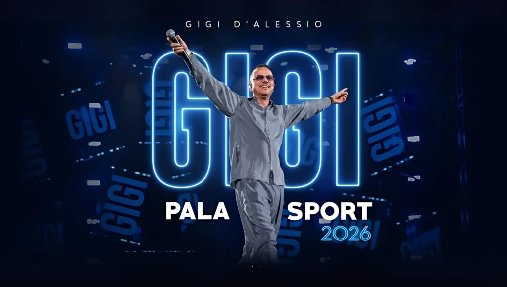 Gigi D'Alessio Concerti:: date - info - biglietti - Gigi Palasport 2026