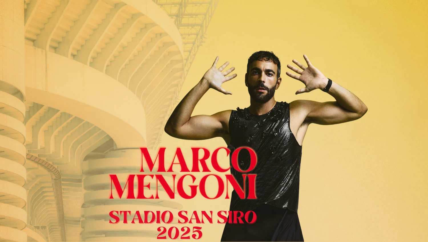 Marco Mengoni in concerto a Milano - Stadio San Siro 2025 - due serate da vivere dal vivo