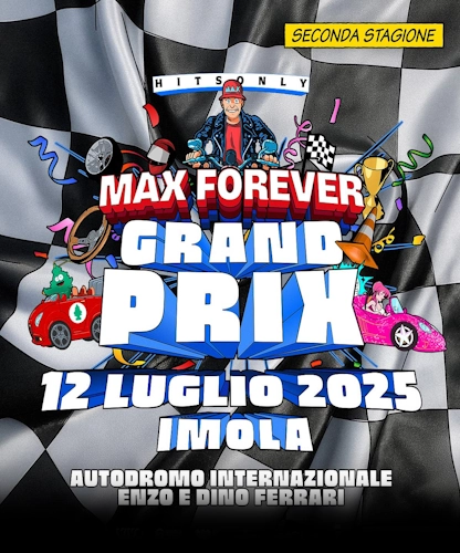 Max Pezzali concerto evento Max Grand Prix Imola 2025