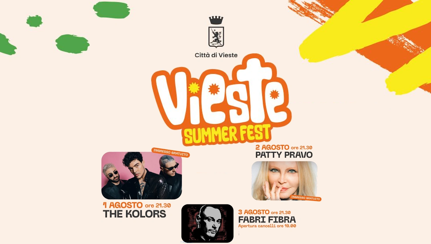 Vieste Summer Fest 2025 - Il festival musicale per tutti a VIeste - Estate 2025