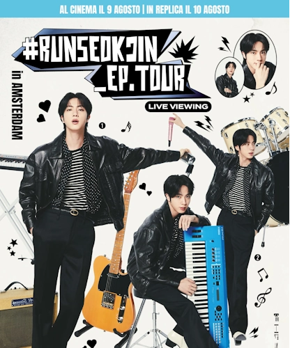 BTS live ad Amsterdam e in diretta nei cinema Italiani - RUNSEOKJIN_EP.TOUR - 082025