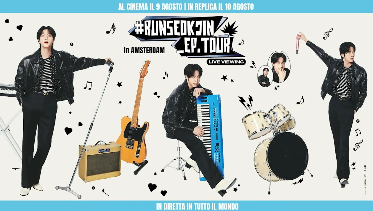 BTS live ad Amsterdam e in diretta nei cinema Italiani - RUNSEOKJIN_EP.TOUR in diretta da Amsterdam - 082025