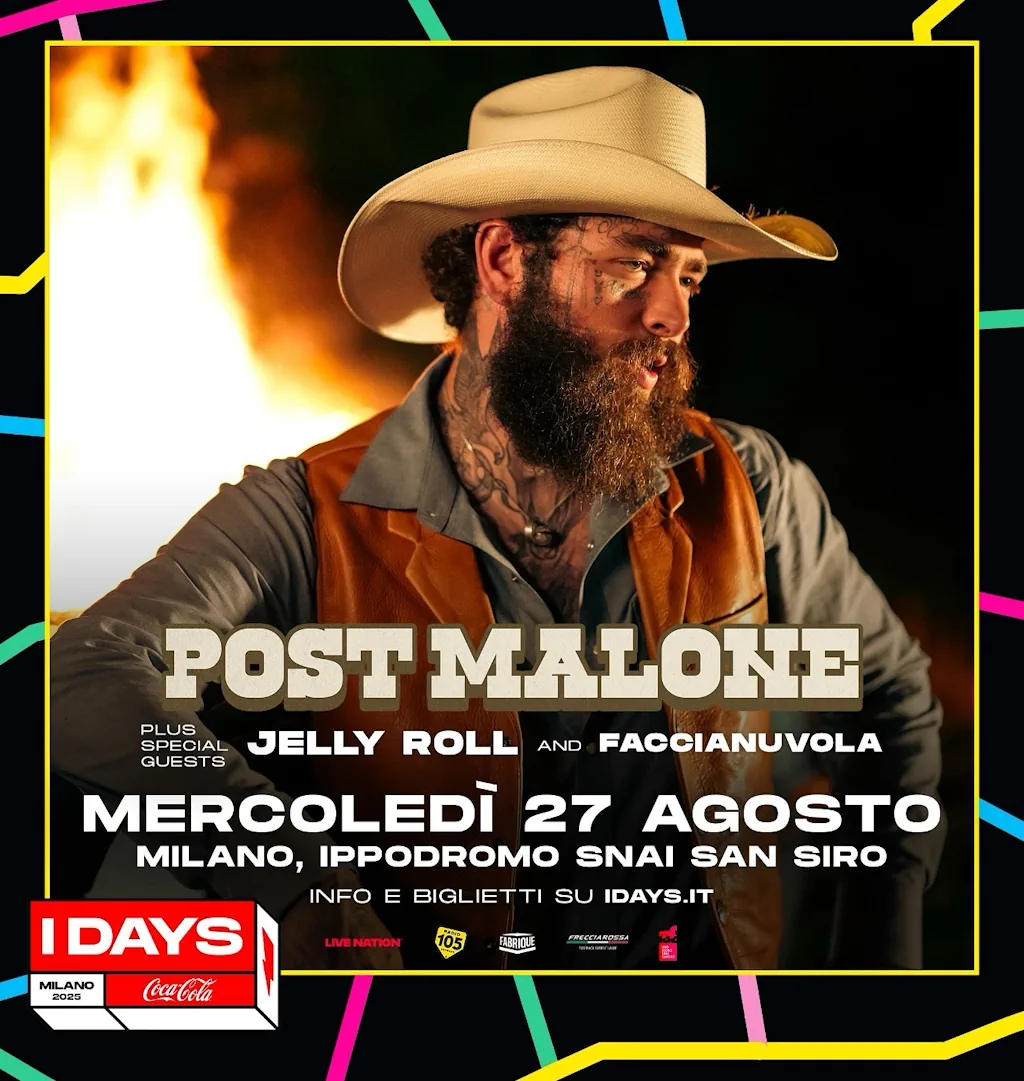 Post Malone Milano I-Days 2025 - 27 agosto 2025