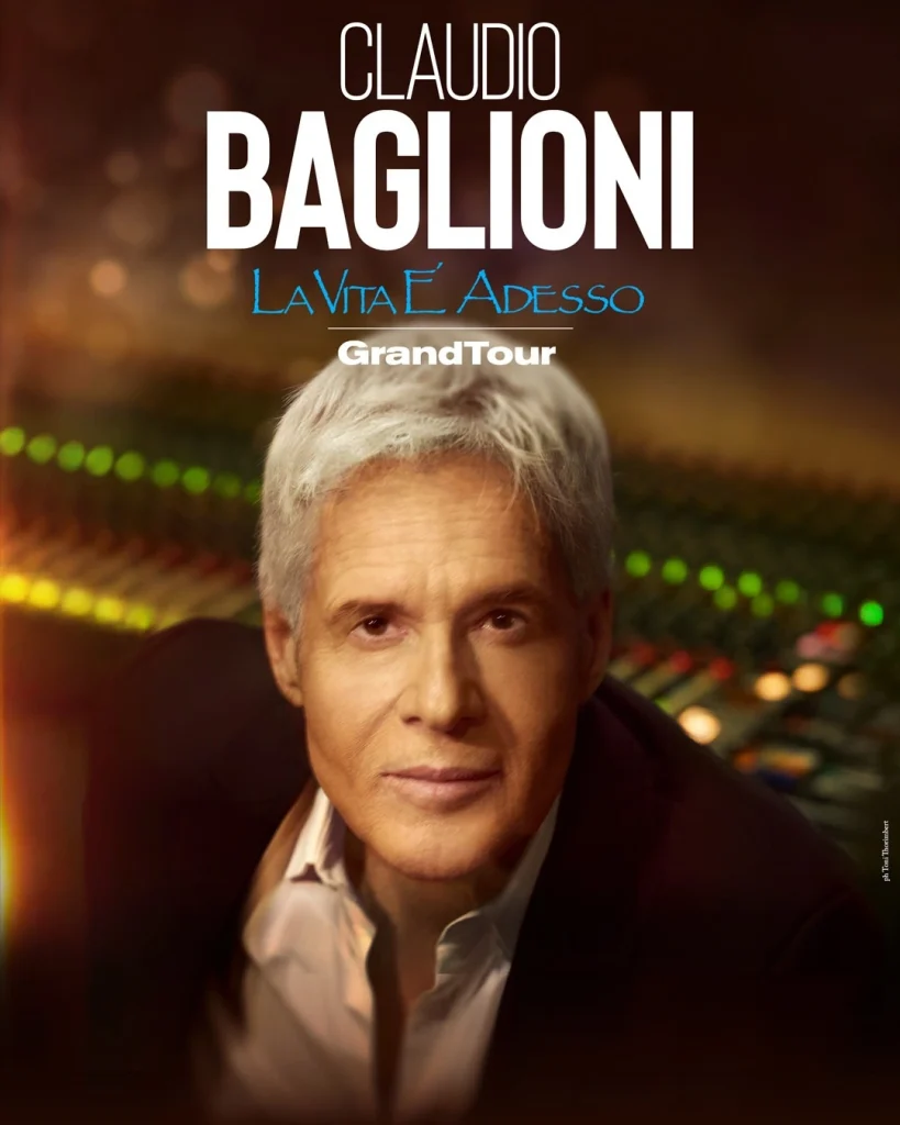 Claudio Baglioni con La Vita è adesso Gran Tour - Date, info e biglietti