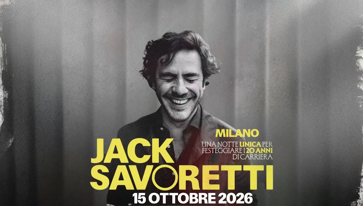 Jack Savoretti Milano 2026: concerto per i 20 anni di carriera al Fabrique