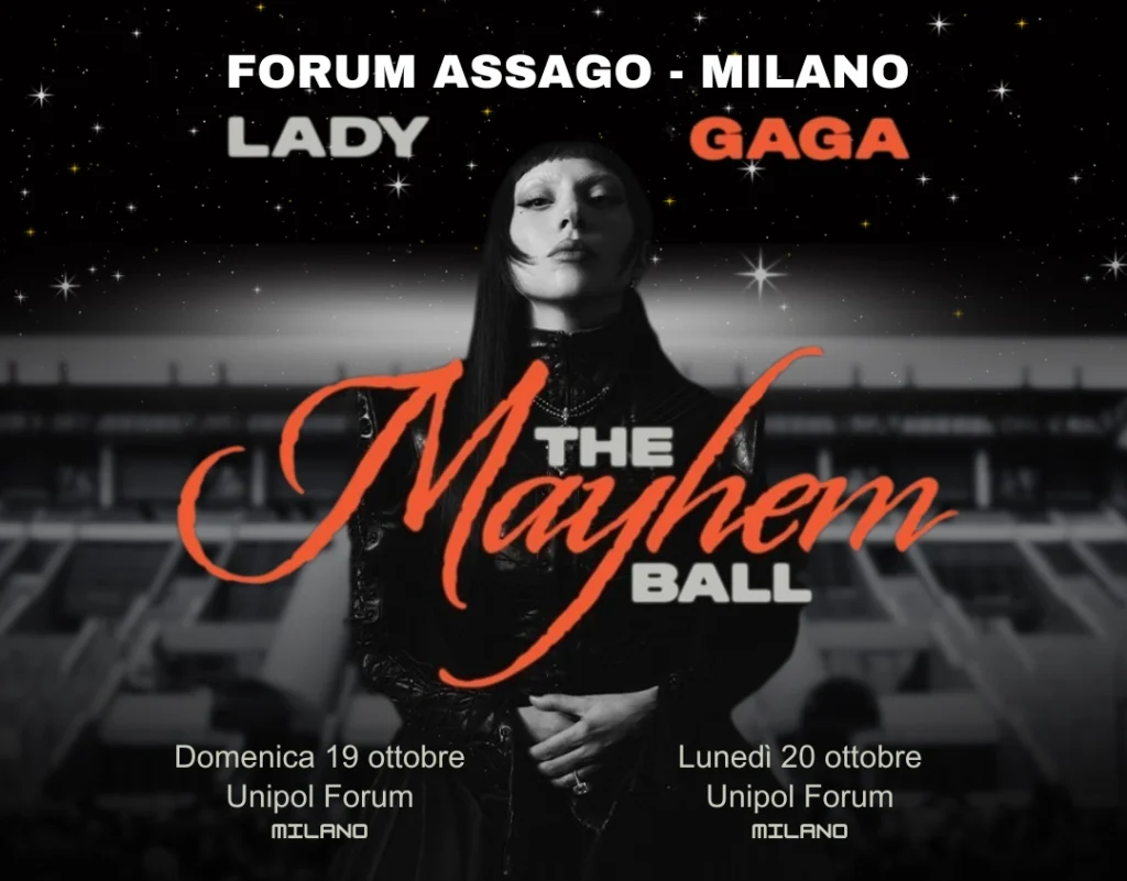 Lady Gaga in concerto al Forum di Milano - Tour 2025