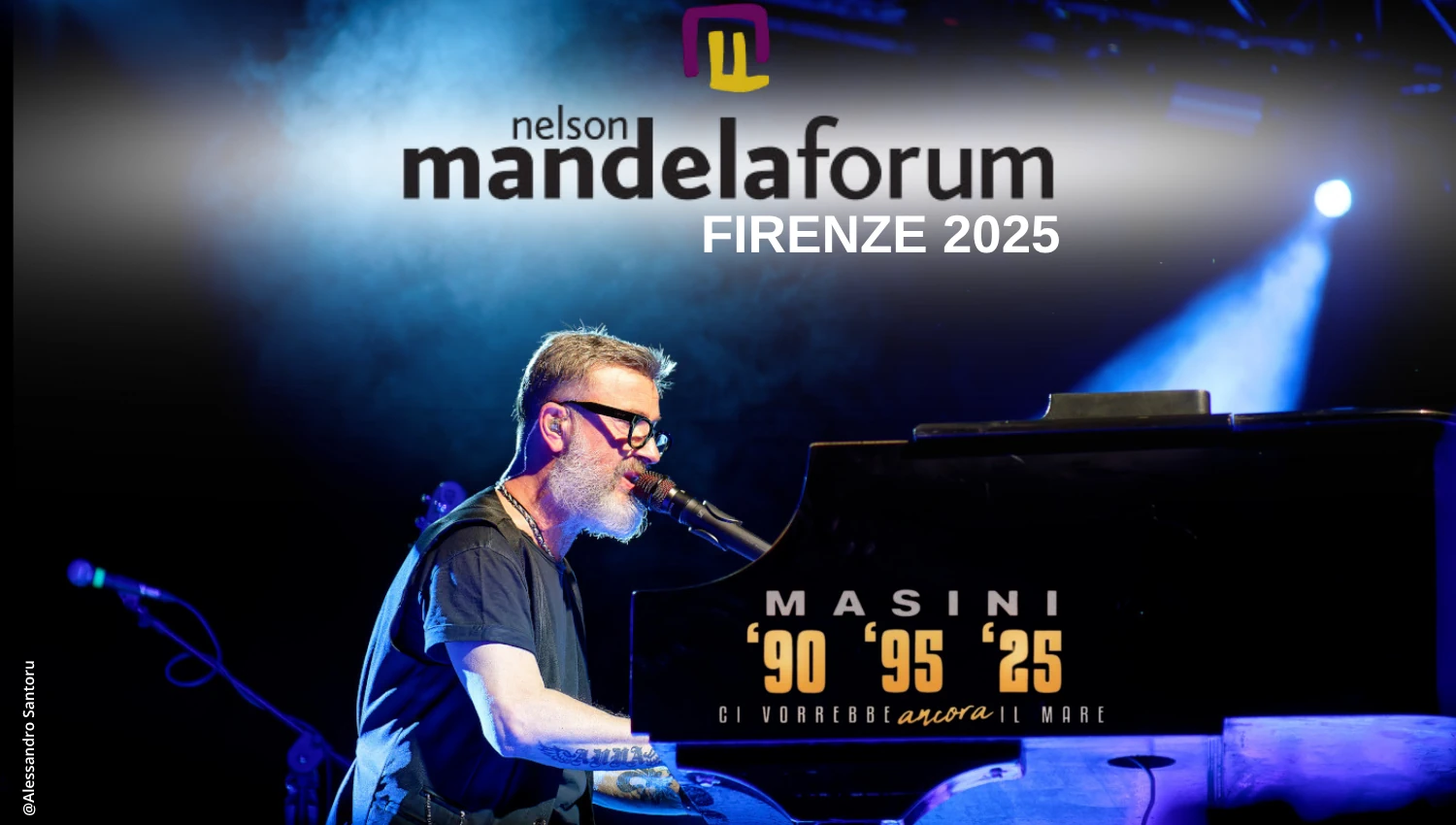 Marco Masini in concerto a Firenze con il suo tour Ci vorrebbe ancora il mare 2025