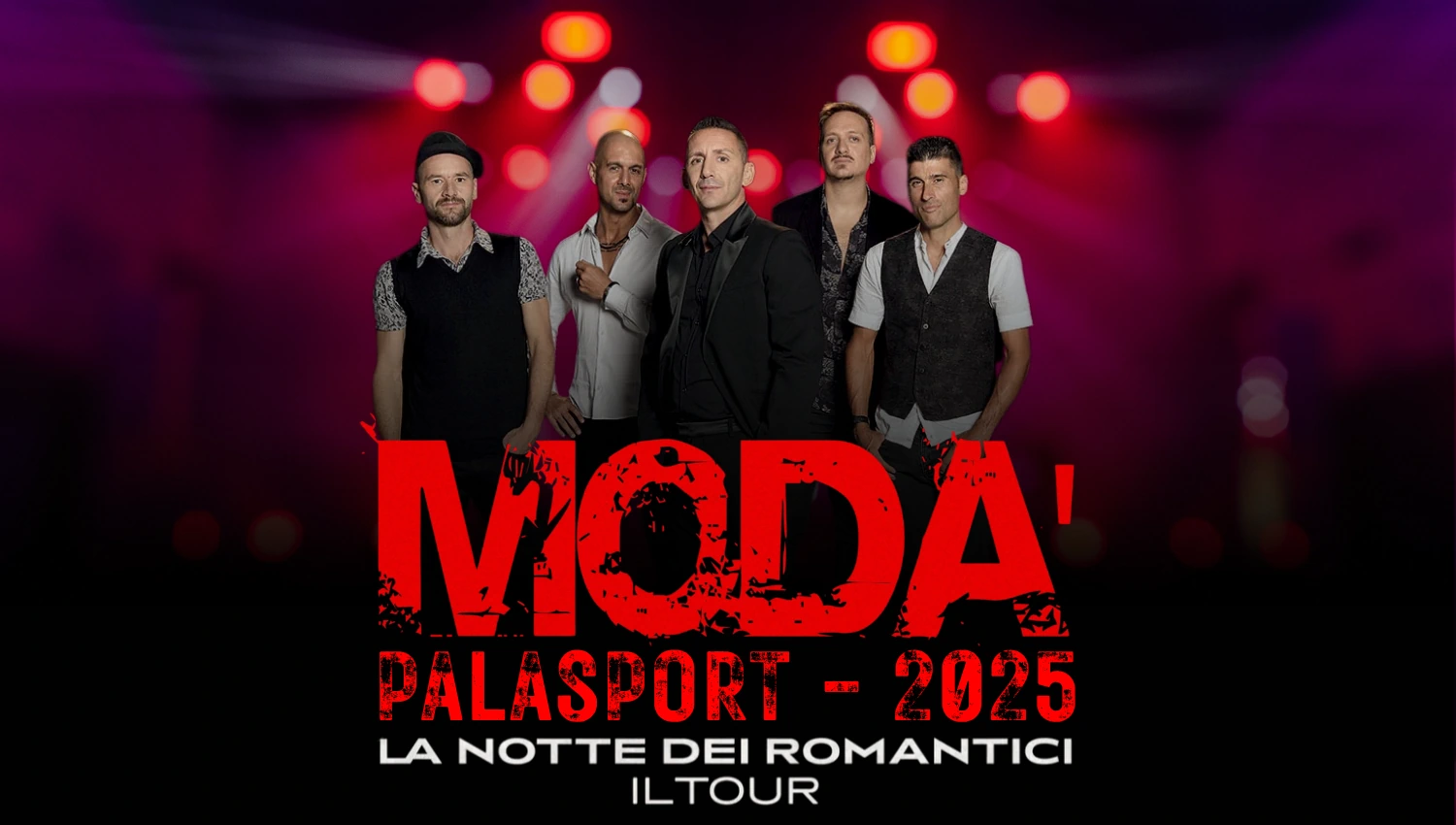 Modà tornano live con La Notte dei Romantici – Palasport 2025