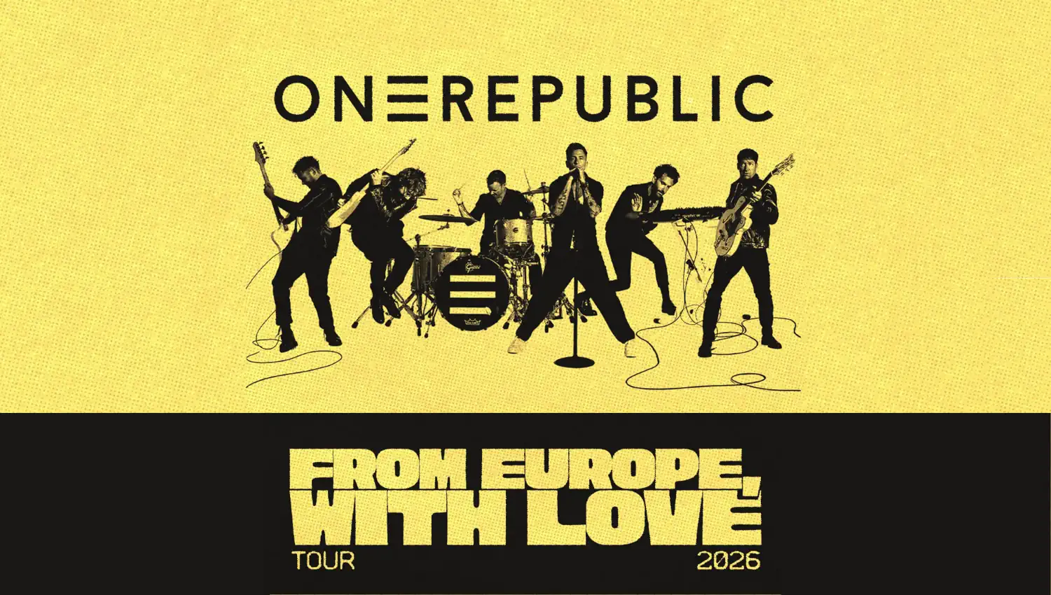 ONEREPUBLIC in concerto - Date, info e biglietti From Europe With Love Tour 2026