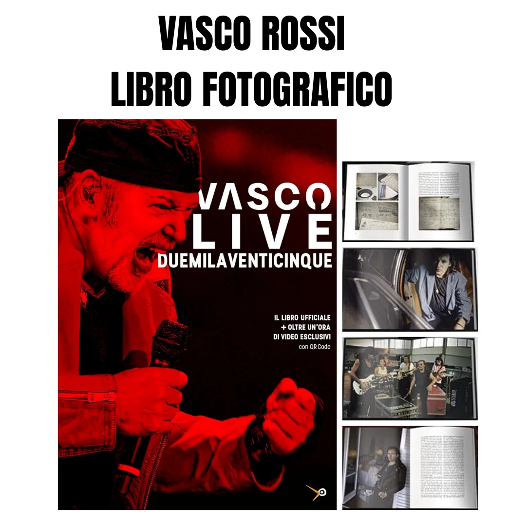 Vasco Libro fotografico Live 2025