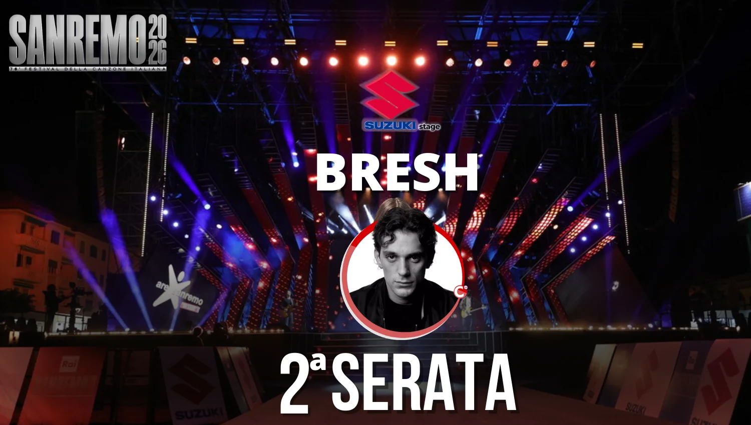 Bresh Suzuki Stage Sanremo 2026: live 25 febbraio