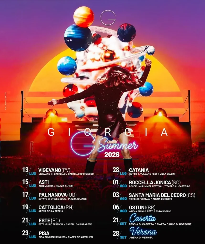 Giorgia Summer Tour 2026