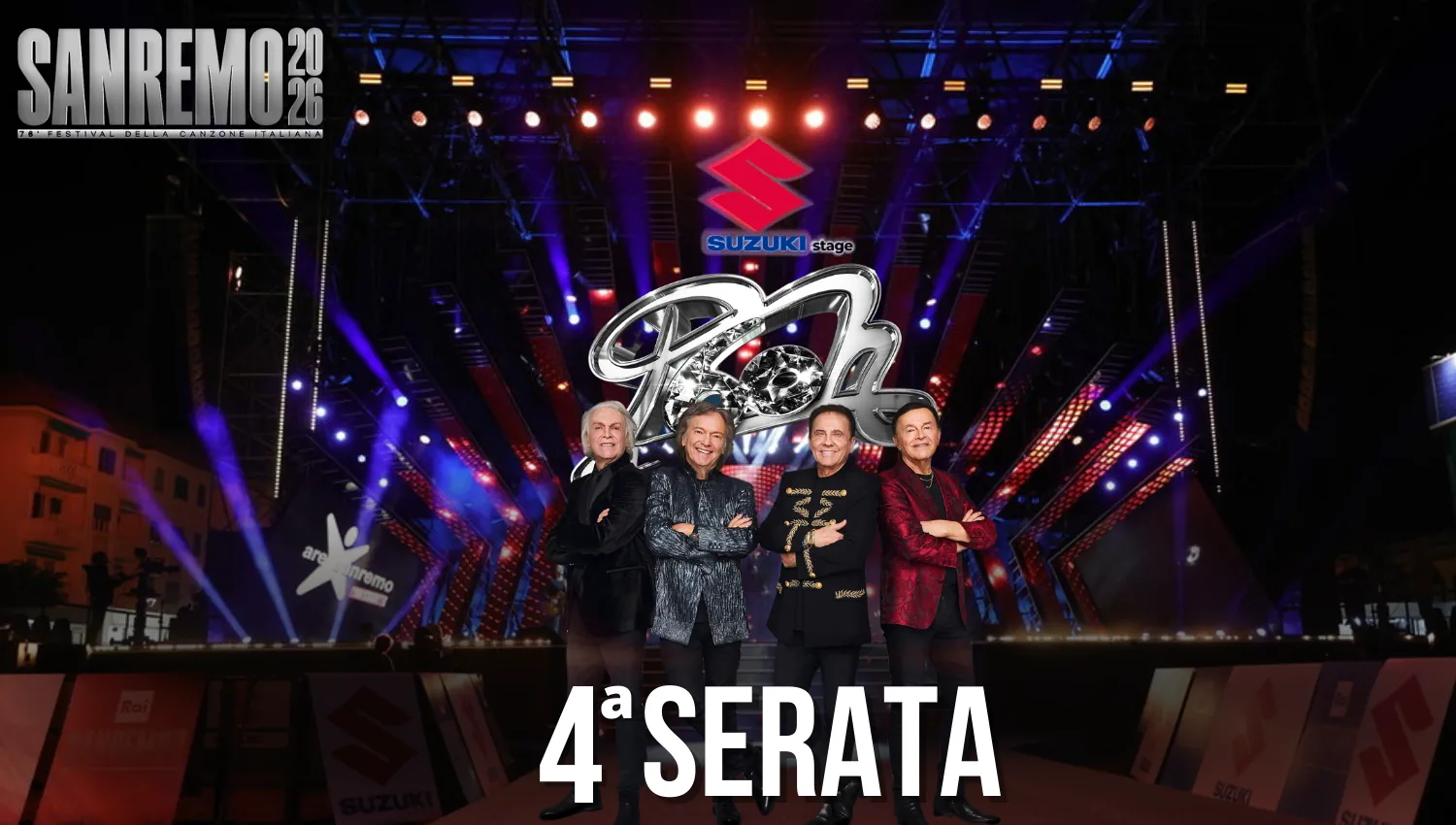 Pooh Suzuki Stage Sanremo 2026: via al tour dei 60 anni