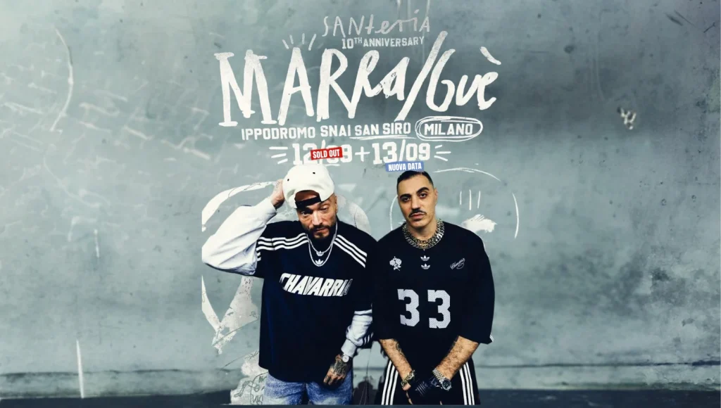 Nuova data per Marracash e Gue in concerto a Milano per 10 anni di Santeria - Data, info e biglietti
