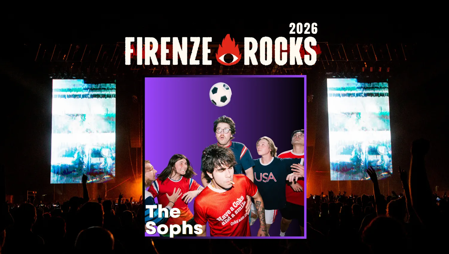 The Sophs in concerto a Firenze per il Firenze Rocks 2026 - Data, info e biglietti