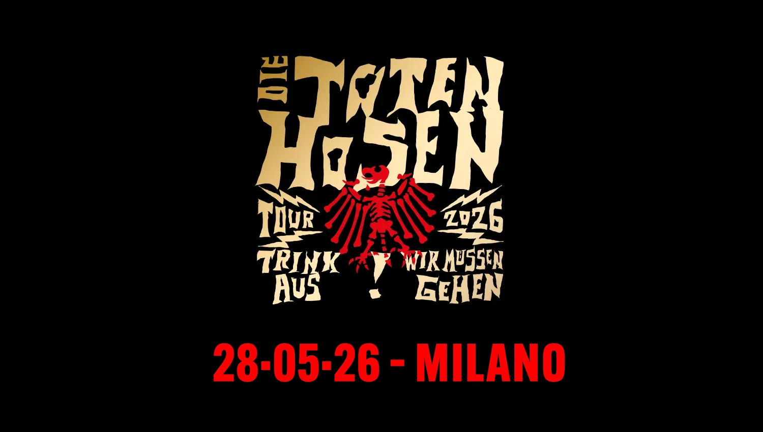 Die Toten Hosen in concerto a Milano - Data, info e biglietti - Alcatraz Milano