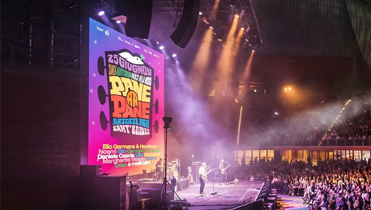 Concerto Pane ar Pane 2026 a Roma con gli artisti per Sant'Egidio