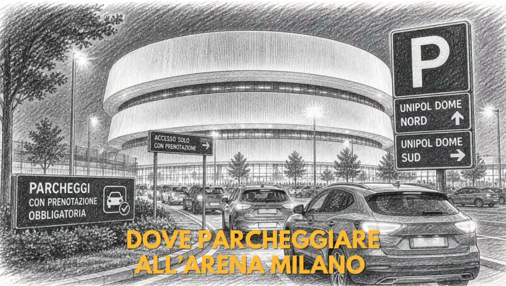 Dove parcheggiare l'Arena Milano Santa Giulia Unipol Dome