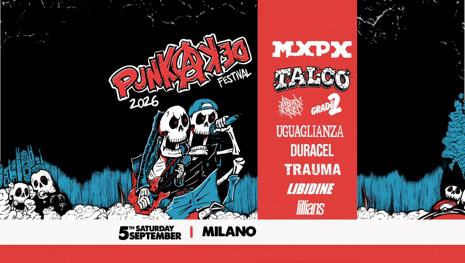 Punkadeka Festival 2026 Milano Segrate - LineUP