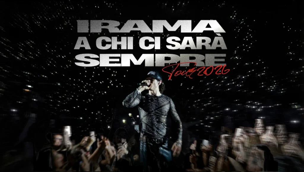 Irama in concerto Tour 2026 - Date, info e biglietti