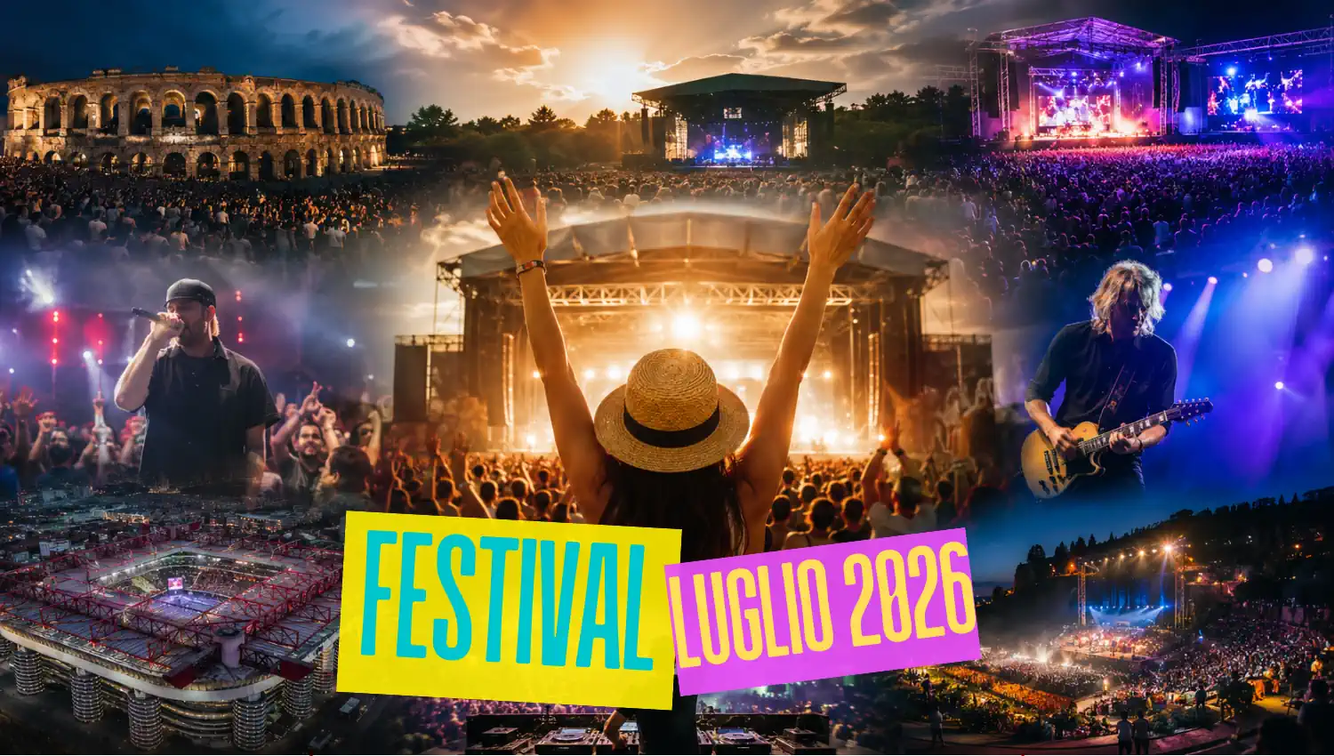 Festival Estivi 2026 in Italia: Concerti e Rassegne di Luglio