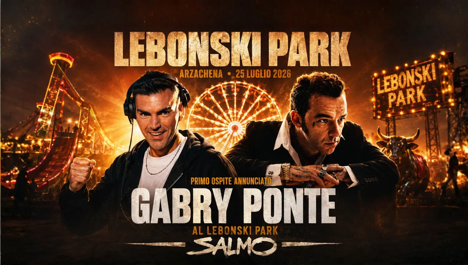 Salmo, Gabry Ponte è il primo ospite del Lebonski Park ad Arzachena 25 luglio 2026